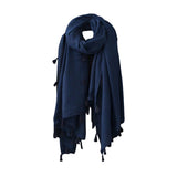 140*140 cm Fashion Woolen Winter Warm Scarf Men Women Long Large Scarf Wrap 3 Colors