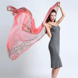 2016 Fashion Chiffon Winter Scarves Women Print WrapDesigner Scarves echarpe Foulard Femme scarf Shawl